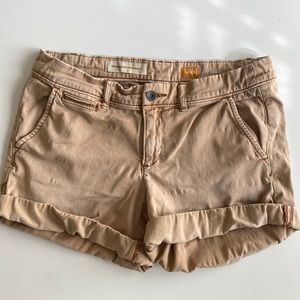 Anthropologie (Pilcro and the letter press) khaki shorts